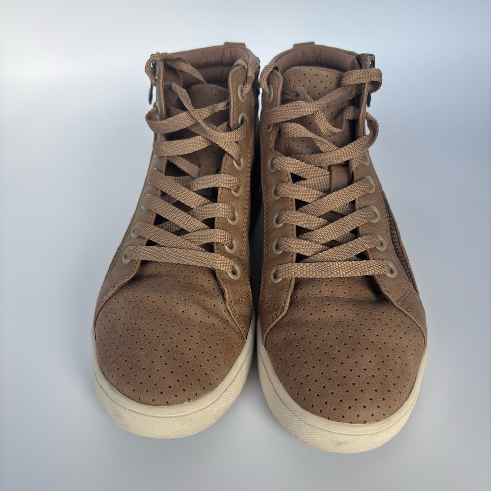 Koolaburra Tan High-Top Sneakers